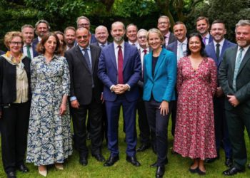 Co-op Leaders gather at Downing Street