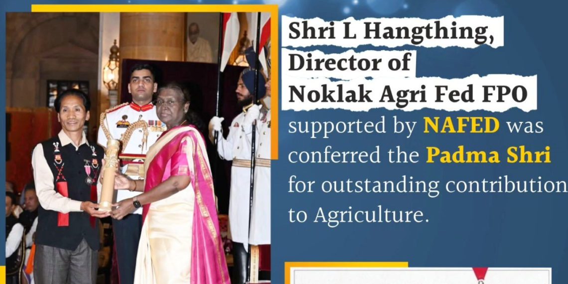 NAFED backed FPO Leader wins Padma Award