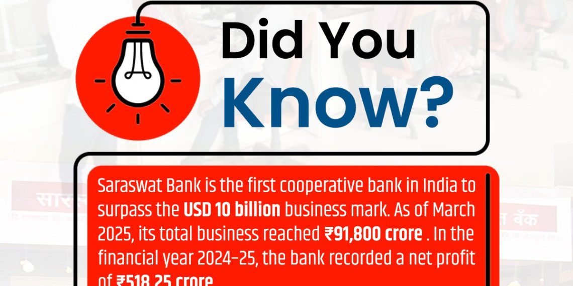 Ministry applauds Saraswat Bank’s achievements
