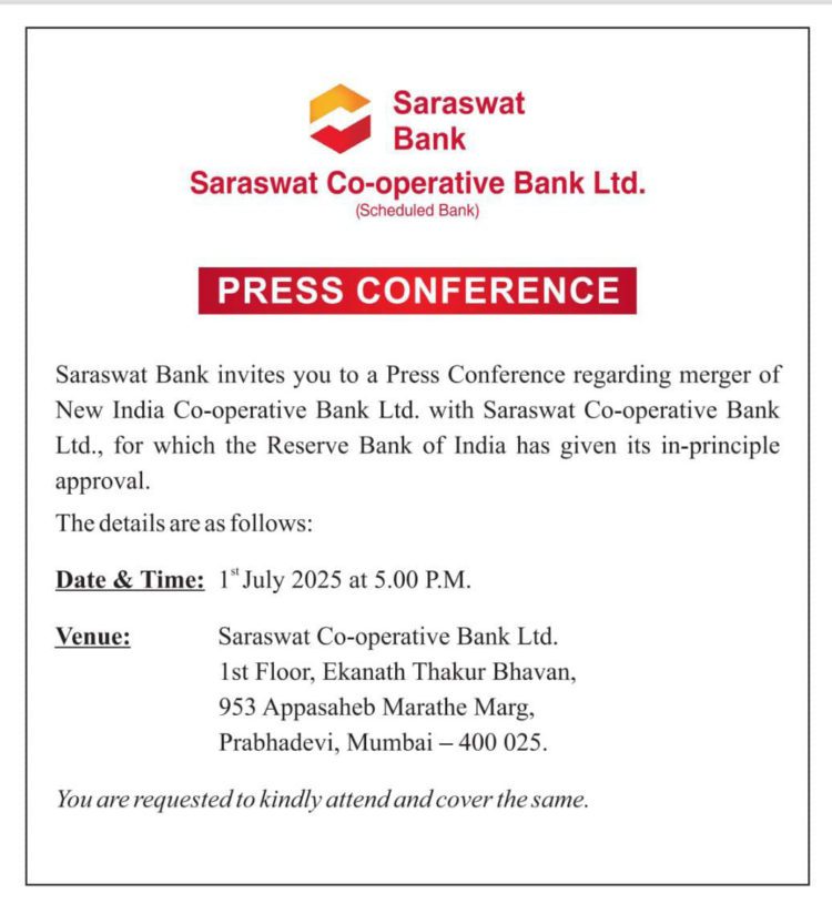 Relief for NICB customers in pipeline as Saraswat Bank seeks to amalgamate it