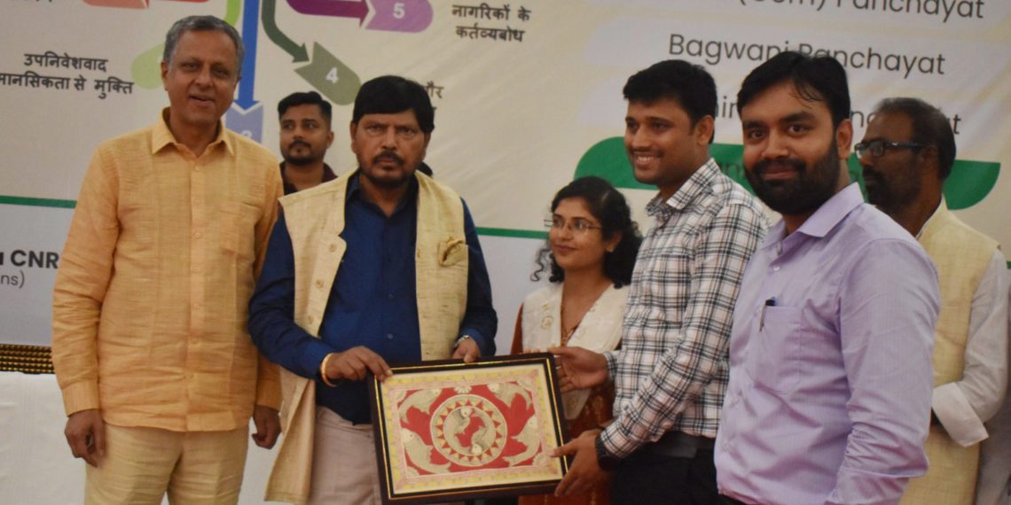 Athawale launches five multistate Co-operatives in Madhubani, Bihar