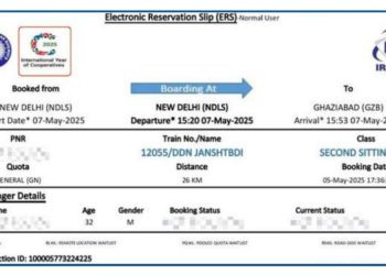 IYC logo on railway e-tickets & govt websites