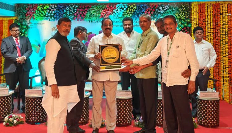 Karimnagar DCCB adjudges Best Performing DCCB in Telangana