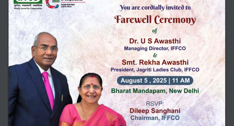 Dr Awasthi to be felicitated at Bharat Mandapam today