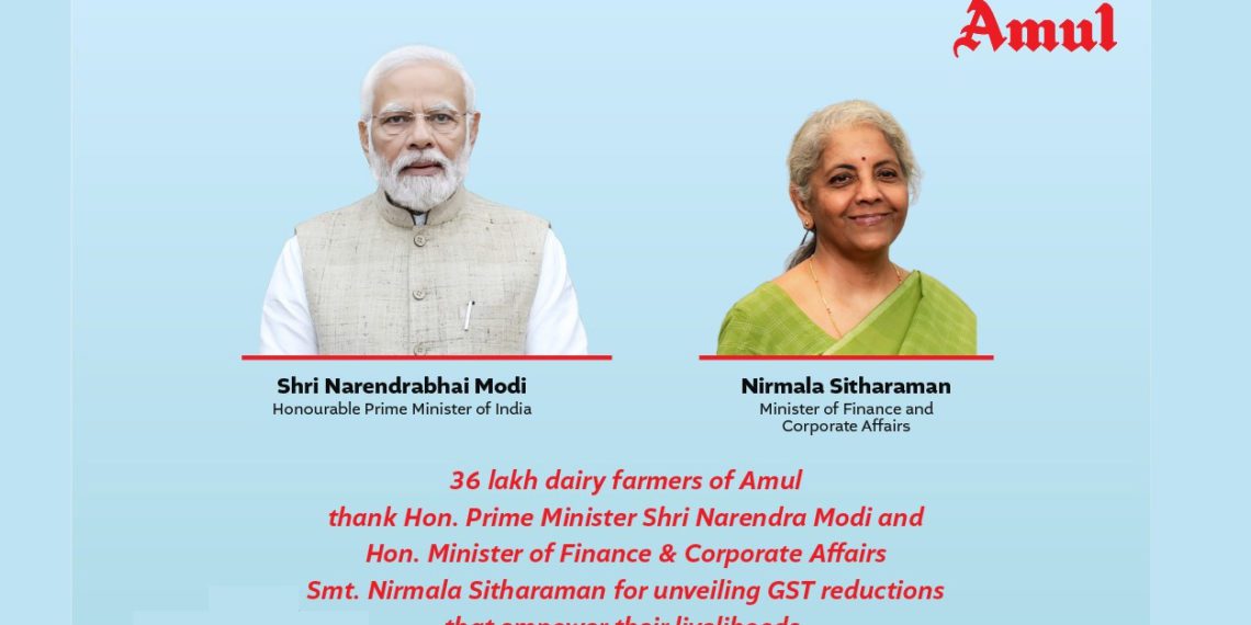 Amul lauds PM & FM; Modi responds reiterating govt support to farmers