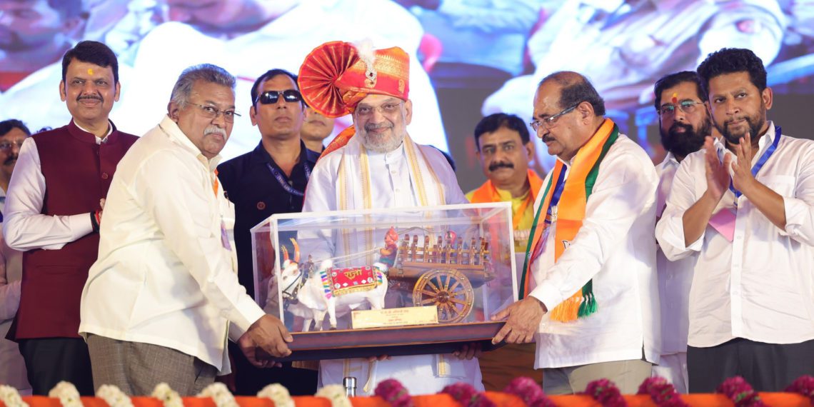Lauding Pravara Sugar Factory, Shah honours Vikhe Patil legacy