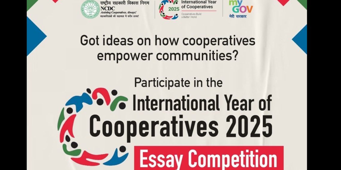 NCDC & MyGov launch Essay Contest on rising role of Cooperatives