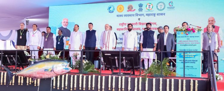 Co-ops to drive Blue Revolution, says Shah at Deep Sea Vessel Launch