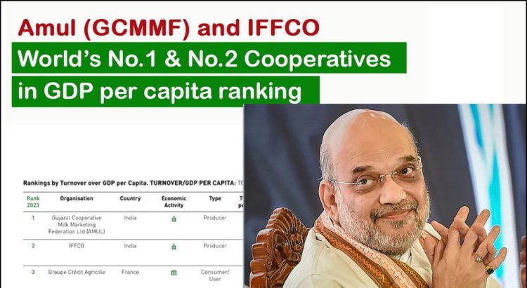 Shah hails Amul, IFFCO as World’s Top Co-ops; Patel credits his Vision