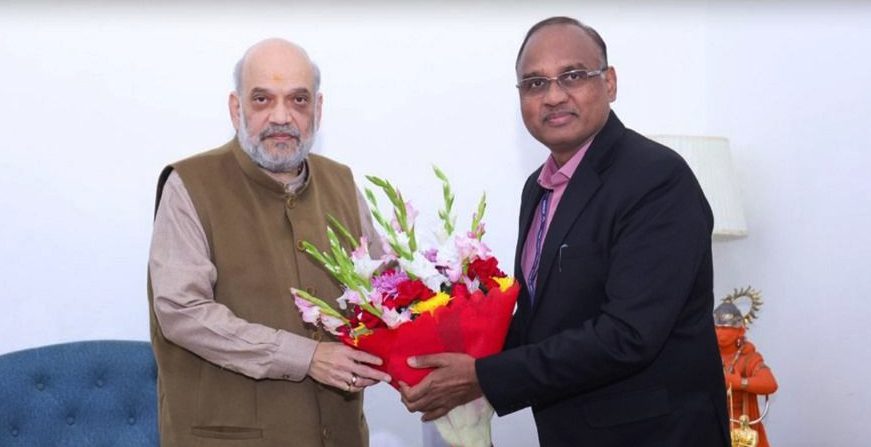 KRIBHCO MD pays a courtesy visit to Union Minister Shah
