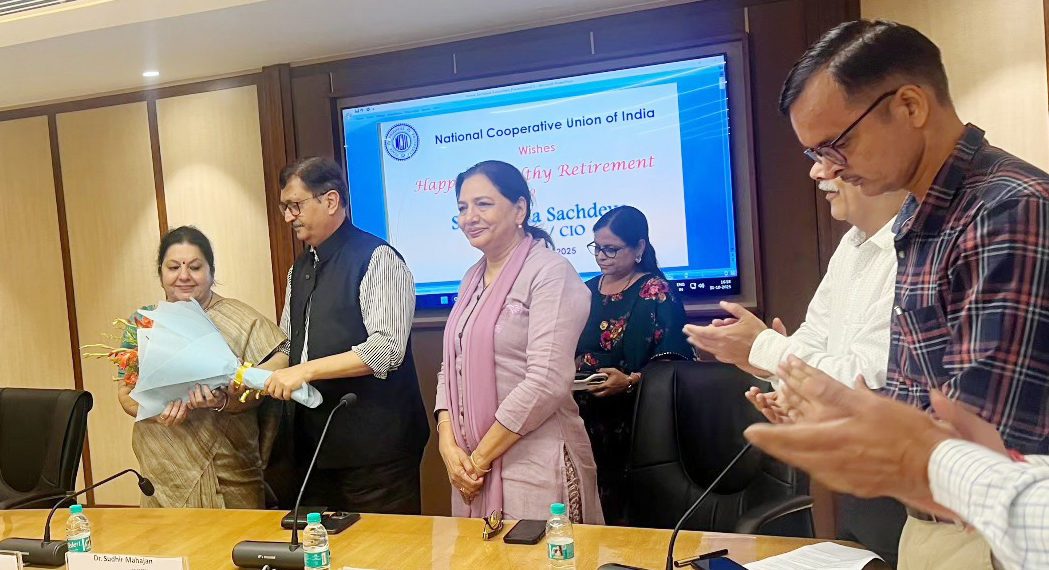 NCUI bids farewell to Veena after 32 Yrs of Service