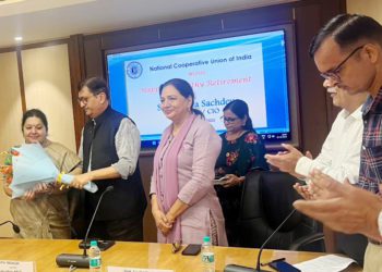 NCUI bids farewell to Veena after 32 Yrs of Service