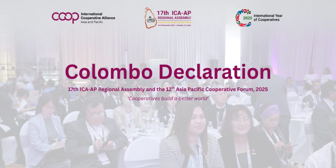 Colombo Declaration charts New Co-operative Roadmap for Asia Pacific