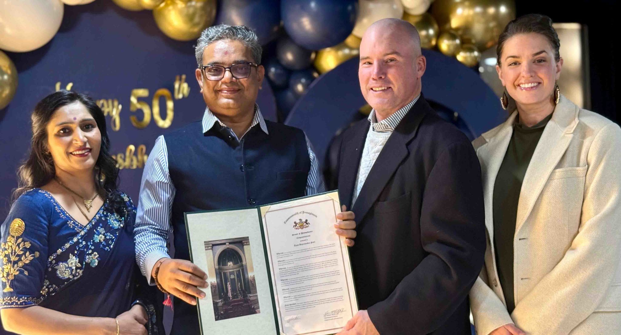 Pennsylvania Senate honors Kheda DCCB Chairman Patel