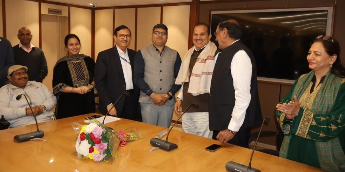 NCUI Staff Association felicitates Chandra Pal on ICA-AP re-election