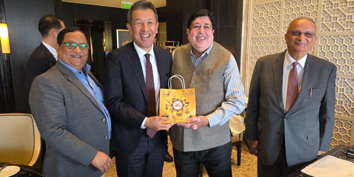 Sanghani discusses India-Japan Insurance Cooperation