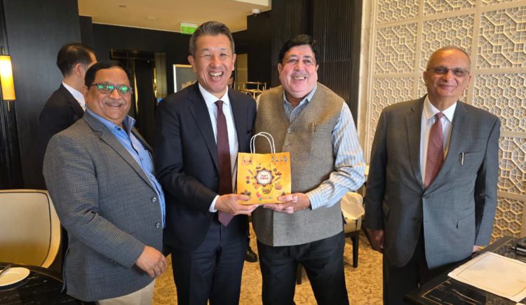 Sanghani discusses India-Japan Insurance Cooperation