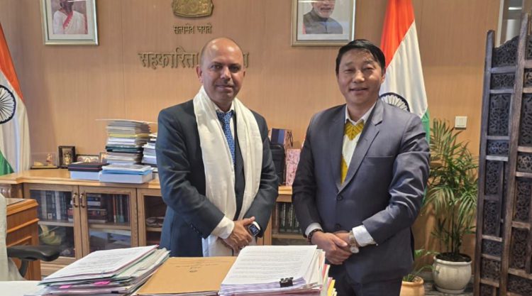 Mangaljit meets Bhutani; discusses co-op movement in North East