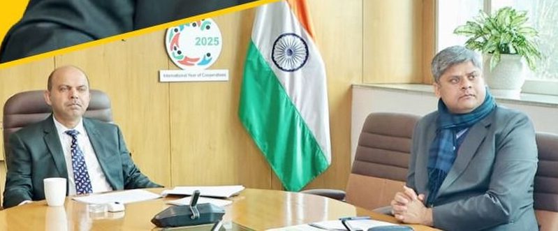 Secretary reviews NABARD Study on strengthening Co-ops