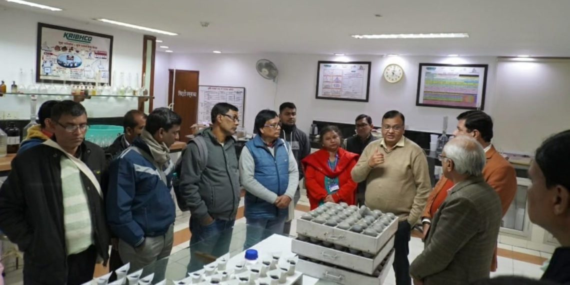 PACS trainees visit KRIBHCO for Practical Exposure