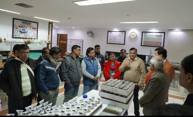 PACS trainees visit KRIBHCO for Practical Exposure
