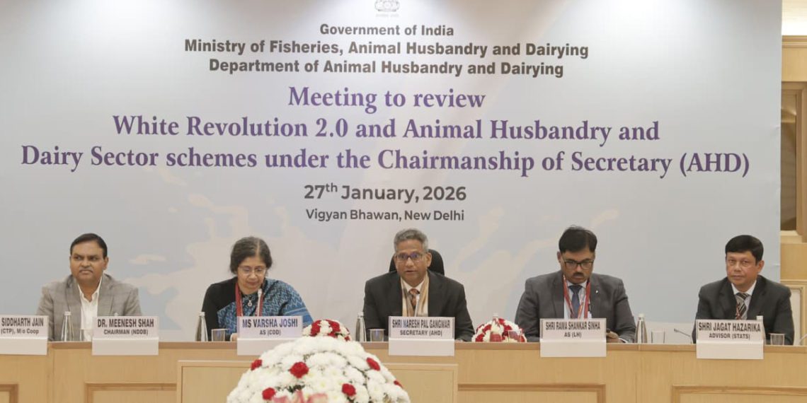 Centre reviews White Revolution 2.0 Progress