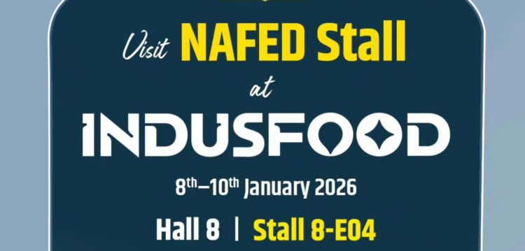 NAFED showcases Products at Indus Food 2026