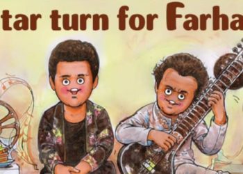 Amul salutes Farhan’s Hollywood debut as Ravi Shankar