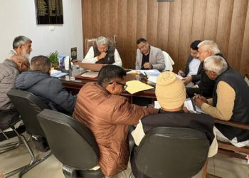 Meeting of senior officials of Haryana SCARDB held