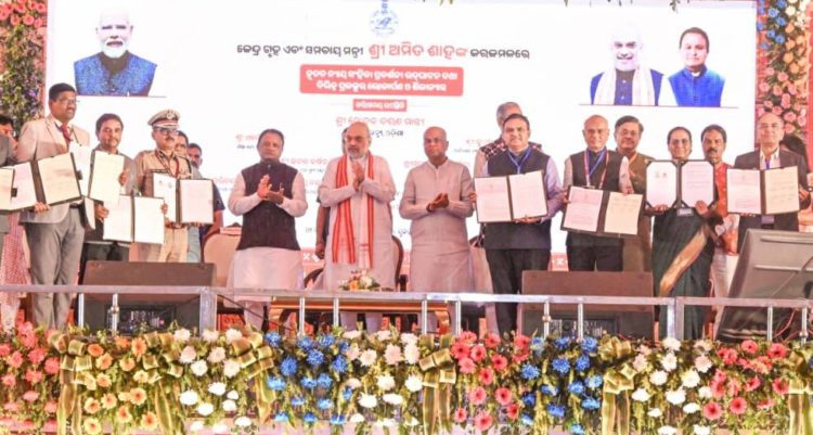 Shah unveils Rs 3,770 Cr Projects, Pushes Amul-Style Model for Odisha