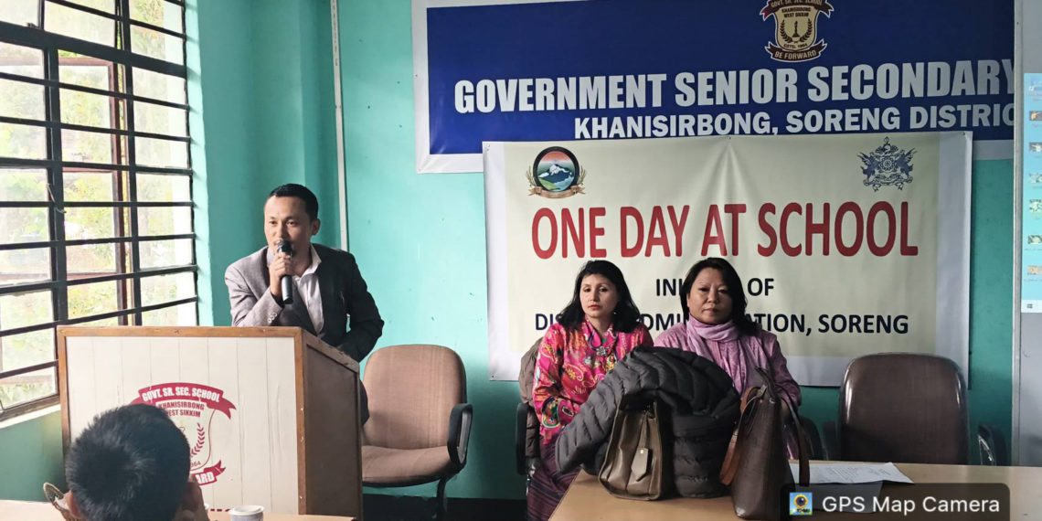 Sikkim Cooperation Dept holds School Outreach in Soreng