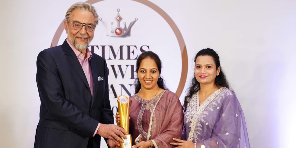 Aditya Anagha wins Times Power Brands Award