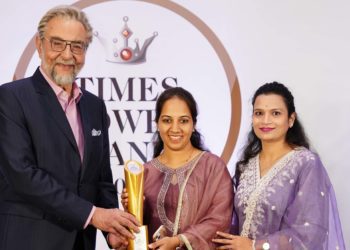 Aditya Anagha wins Times Power Brands Award