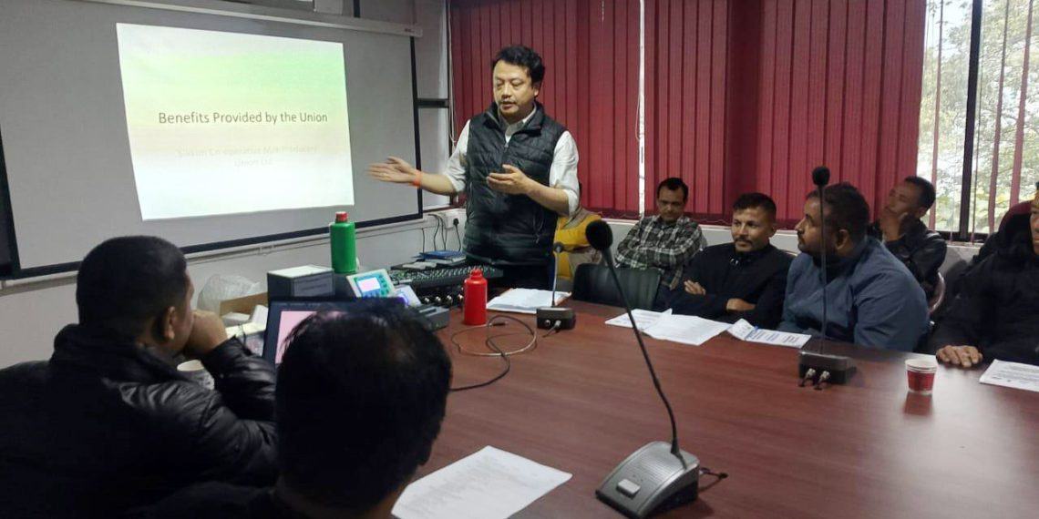 Sikkim Milk Union holds Training for Farmers