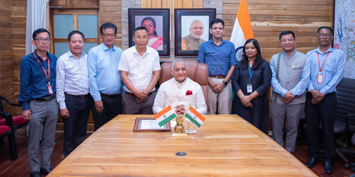 Officials meet Mizoram Guv on Co-op Banking boost
