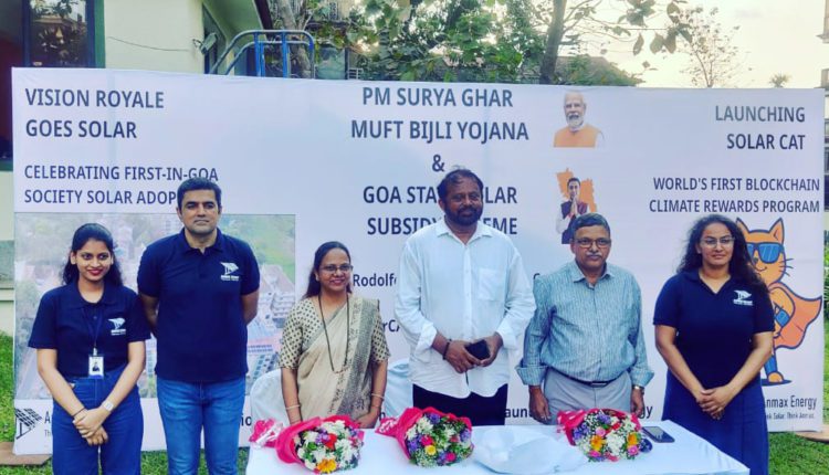 Goa’s First Co-op Housing Society goes Solar under PM Scheme