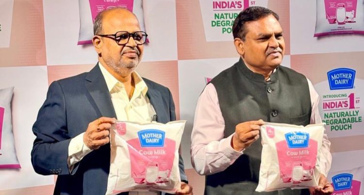 NDDB unveils India’s First Biodegradable Milk Pouch