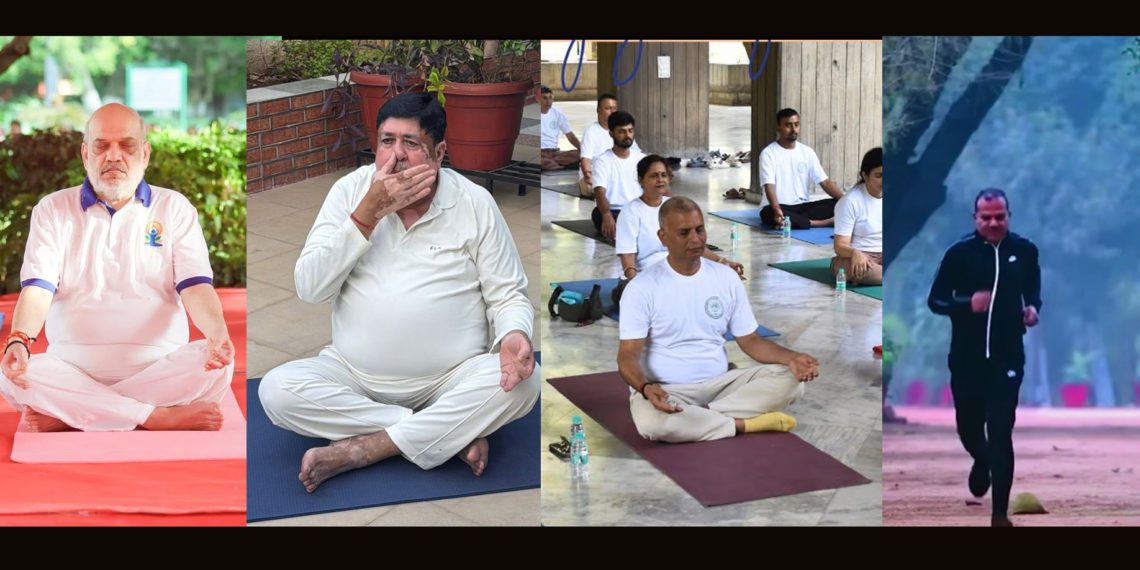 Shah to Sanghani, Cooperators celebrate Yoga Day with gusto