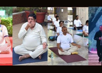 Shah to Sanghani, Cooperators celebrate Yoga Day with gusto
