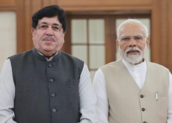 Sanghani pays glowing tributes to PM Modi for surpassing Nehru