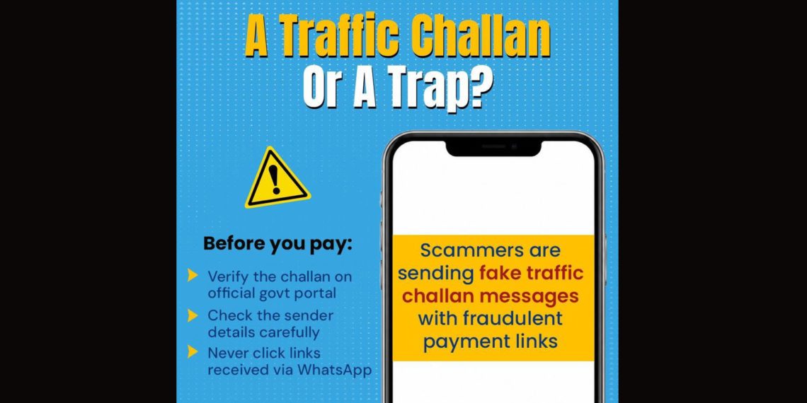 Saraswat Bank warns against fake Traffic Challan