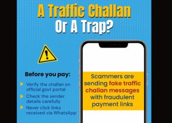 Saraswat Bank warns against fake Traffic Challan