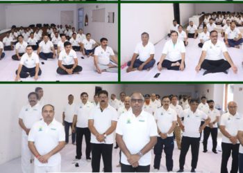 Kribhco MD leads Yoga Day event with Wellness Mantra